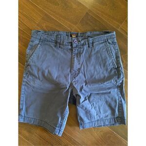 Lee 30 slim blue chino shorts